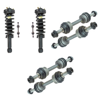 TRQ® - Front Complete Strut Assemblies and Stabilizer Bar Link Kit