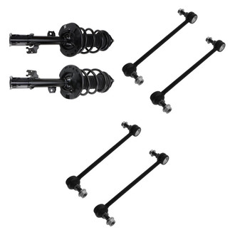 TRQ® - Front Complete Strut Assemblies and Stabilizer Bar Link Kit