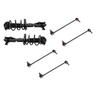 TRQ® - Front Complete Strut Assemblies and Stabilizer Bar Link Kit