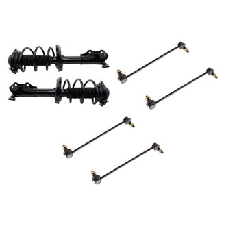 TRQ® - Front Complete Strut Assemblies and Stabilizer Bar Link Kit