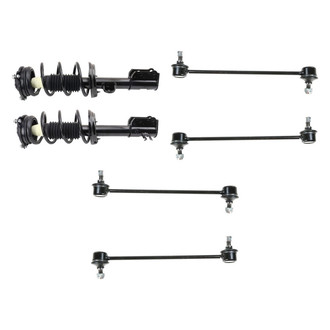 TRQ® - Front Complete Strut Assemblies and Stabilizer Bar Link Kit
