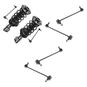 TRQ® - Front Complete Strut Assemblies and Stabilizer Bar Link Kit