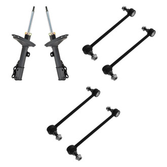 TRQ® - Front Struts and Stabilizer Bar Link Kit