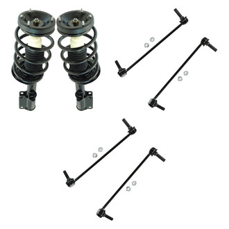 TRQ® - Front Complete Strut Assemblies and Stabilizer Bar Link Kit