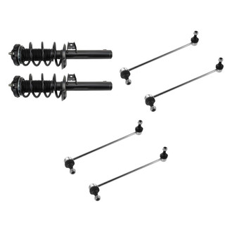 TRQ® - Front Complete Strut Assemblies and Stabilizer Bar Link Kit