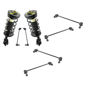TRQ® - Front Complete Strut Assemblies and Stabilizer Bar Link Kit