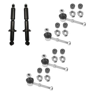 TRQ® - Front Shock Absorbers and Stabilizer Bar Link Kit