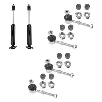 TRQ® - Front Shock Absorbers and Stabilizer Bar Link Kit