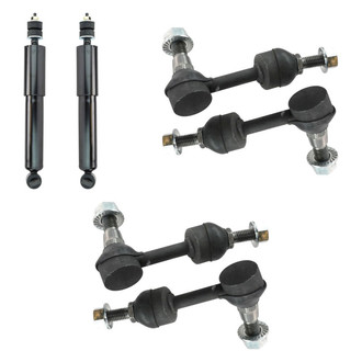 TRQ® - Front Shock Absorbers and Stabilizer Bar Link Kit