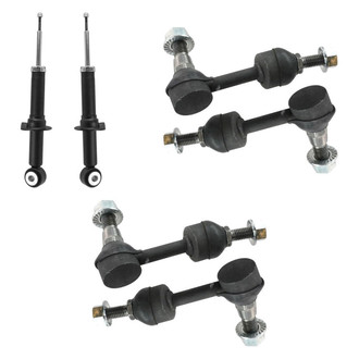 TRQ® - Front Shock Absorbers and Stabilizer Bar Link Kit