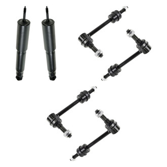 TRQ® - Front Shock Absorbers and Stabilizer Bar Link Kit