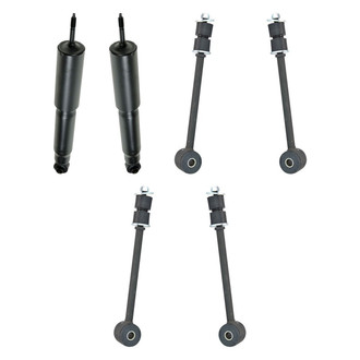 TRQ® - Front Shock Absorbers and Stabilizer Bar Link Kit