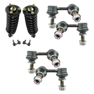 TRQ® - Front Complete Strut Assemblies and Stabilizer Bar Link Kit