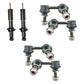 TRQ® - Front Shock Absorbers and Stabilizer Bar Link Kit