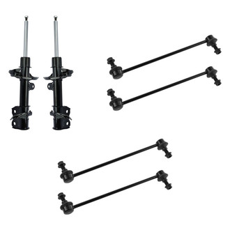 TRQ® - Front Struts and Stabilizer Bar Link Kit
