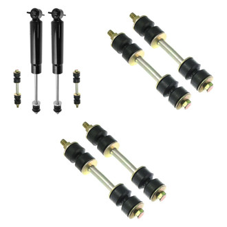 TRQ® - Front Shock Absorbers and Stabilizer Bar Link Kit