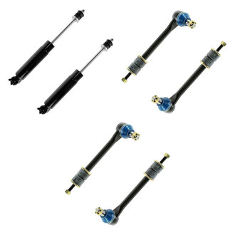 TRQ® - Front Shock Absorbers and Stabilizer Bar Link Kit