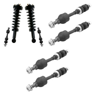 TRQ® - Front Complete Strut Assemblies and Stabilizer Bar Link Kit