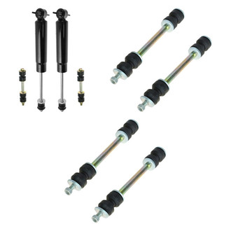 TRQ® - Front Shock Absorbers and Stabilizer Bar Link Kit