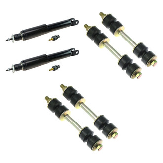 TRQ® - Front Shock Absorbers and Stabilizer Bar Link Kit