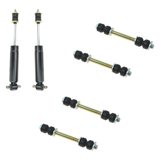 TRQ® - Front Shock Absorbers and Stabilizer Bar Link Kit