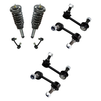 TRQ® - Front Complete Strut Assemblies and Stabilizer Bar Link Kit