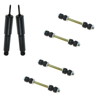TRQ® - Front Shock Absorbers and Stabilizer Bar Link Kit