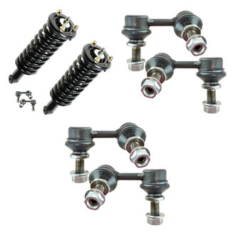 TRQ® - Front Complete Strut Assemblies and Stabilizer Bar Link Kit
