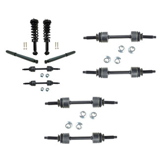TRQ® - Front Complete Strut Assemblies and Stabilizer Bar Link Kit