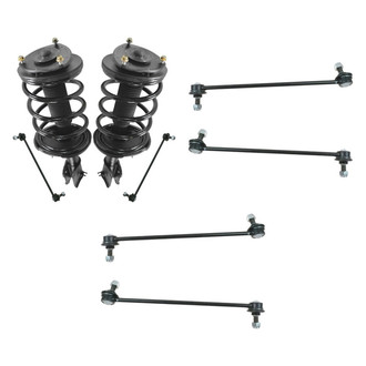 TRQ® - Front Complete Strut Assemblies and Stabilizer Bar Link Kit
