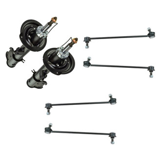 TRQ® - Front Struts and Stabilizer Bar Link Kit