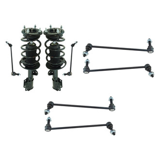 TRQ® - Front Complete Strut Assemblies and Stabilizer Bar Link Kit