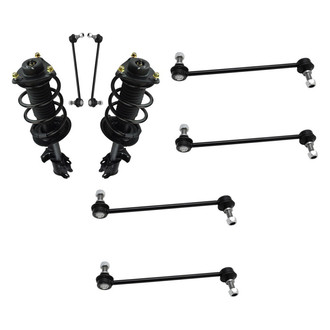 TRQ® - Front Complete Strut Assemblies and Stabilizer Bar Link Kit