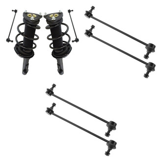 TRQ® - Front Complete Strut Assemblies and Stabilizer Bar Link Kit
