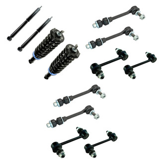 TRQ® - Complete Strut Assemblies and Stabilizer Bar Link Kit