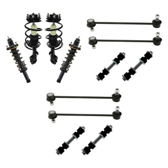 TRQ® - Front and Rear Complete Strut Assemblies and Stabilizer Bar Link Kit