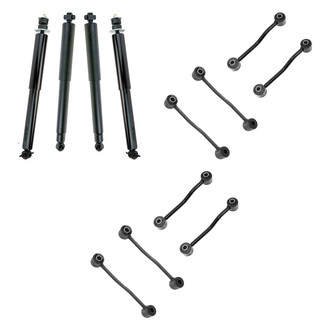 TRQ® - Shock Absorbers and Stabilizer Bar Link Kit