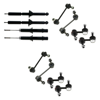 TRQ® - Shock Absorbers and Stabilizer Bar Link Kit