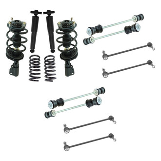 TRQ® - Complete Strut Assemblies and Stabilizer Bar Link Kit