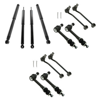 TRQ® - Front and Rear Shock Absorbers and Stabilizer Bar Link Kit