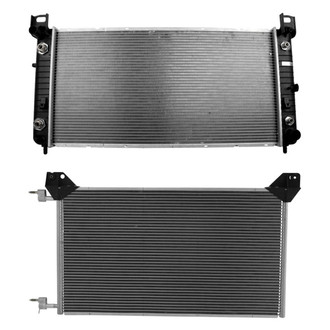TRQ® BNDL-473757 - Radiator and Condenser Kit