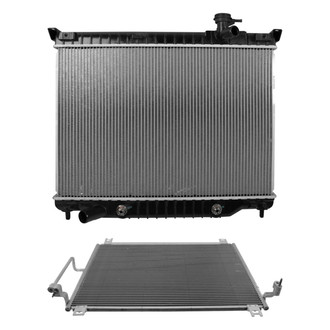 TRQ® BNDL-474380 - Radiator and Condenser Kit