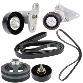 TRQ® - Serpentine Belt Drive Component Kit