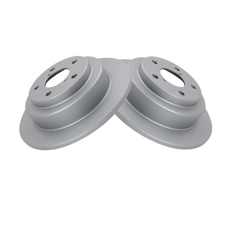 TRQ® - Solid Rear Disc Brake Rotors