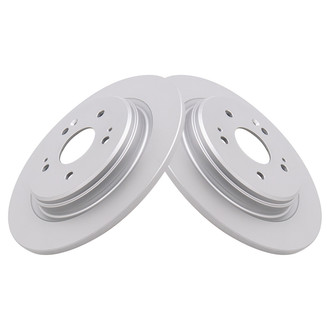 TRQ® - Solid Rear Disc Brake Rotors