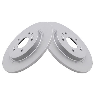 TRQ® - Solid Rear Disc Brake Rotors