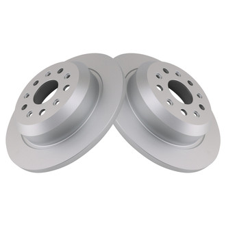 TRQ® - Solid Rear Disc Brake Rotors