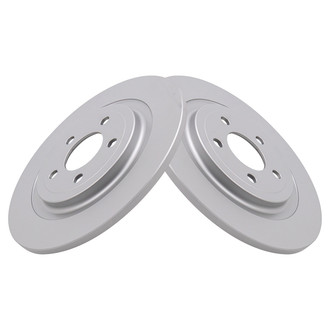 TRQ® - Solid Rear Disc Brake Rotors