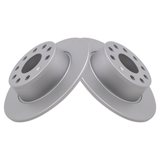 TRQ® - Solid Rear Disc Brake Rotors