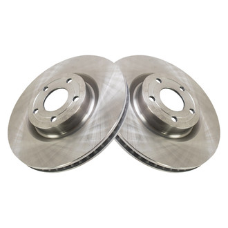 TRQ® - Plain Vented Front Disc Brake Rotors